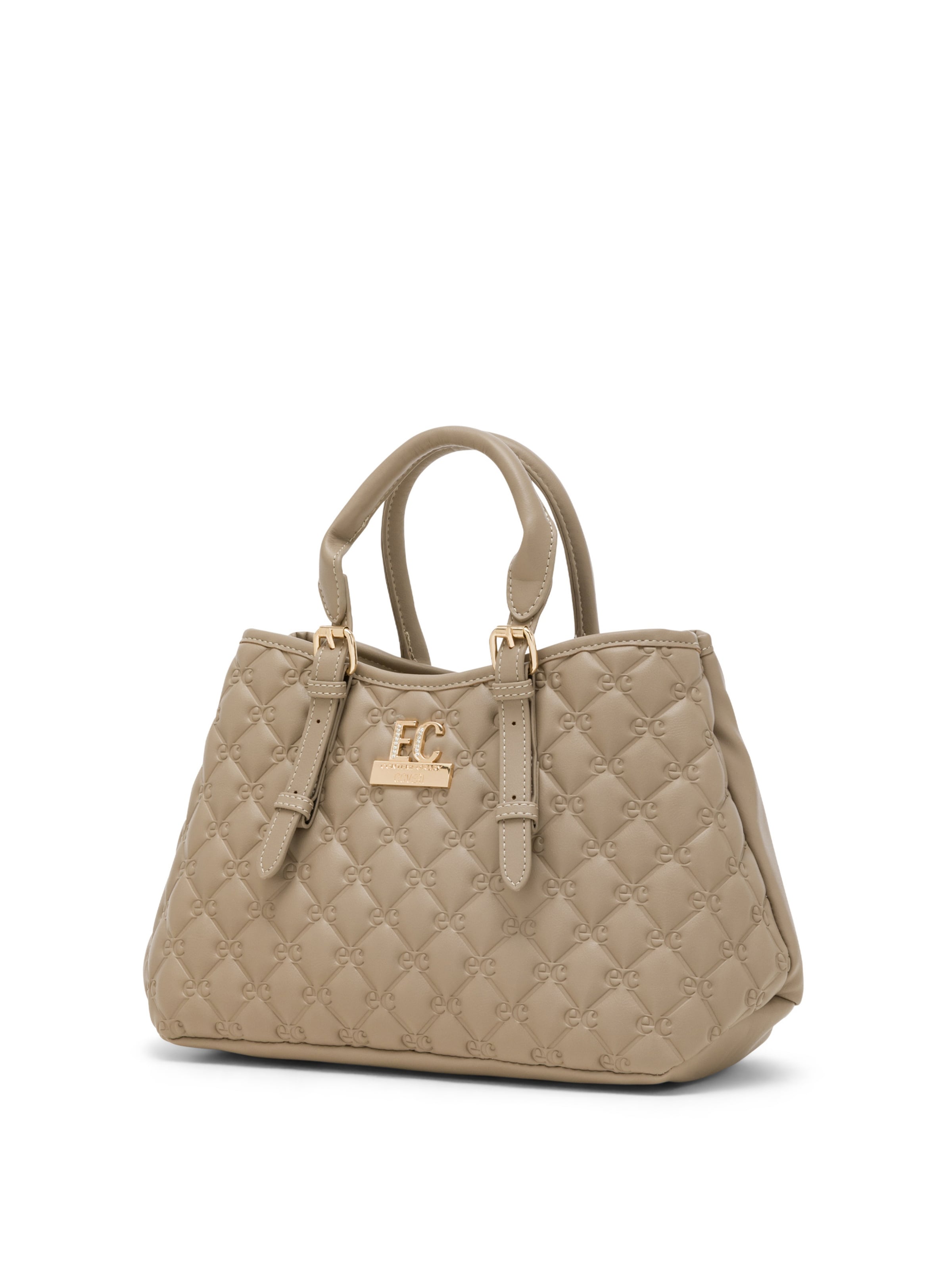 Enrico Coveri Handtas 'Zipline 1' in Beige