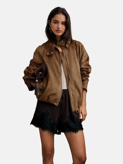 Friends Like These Veste mi-saison en moka, Vue avec produit