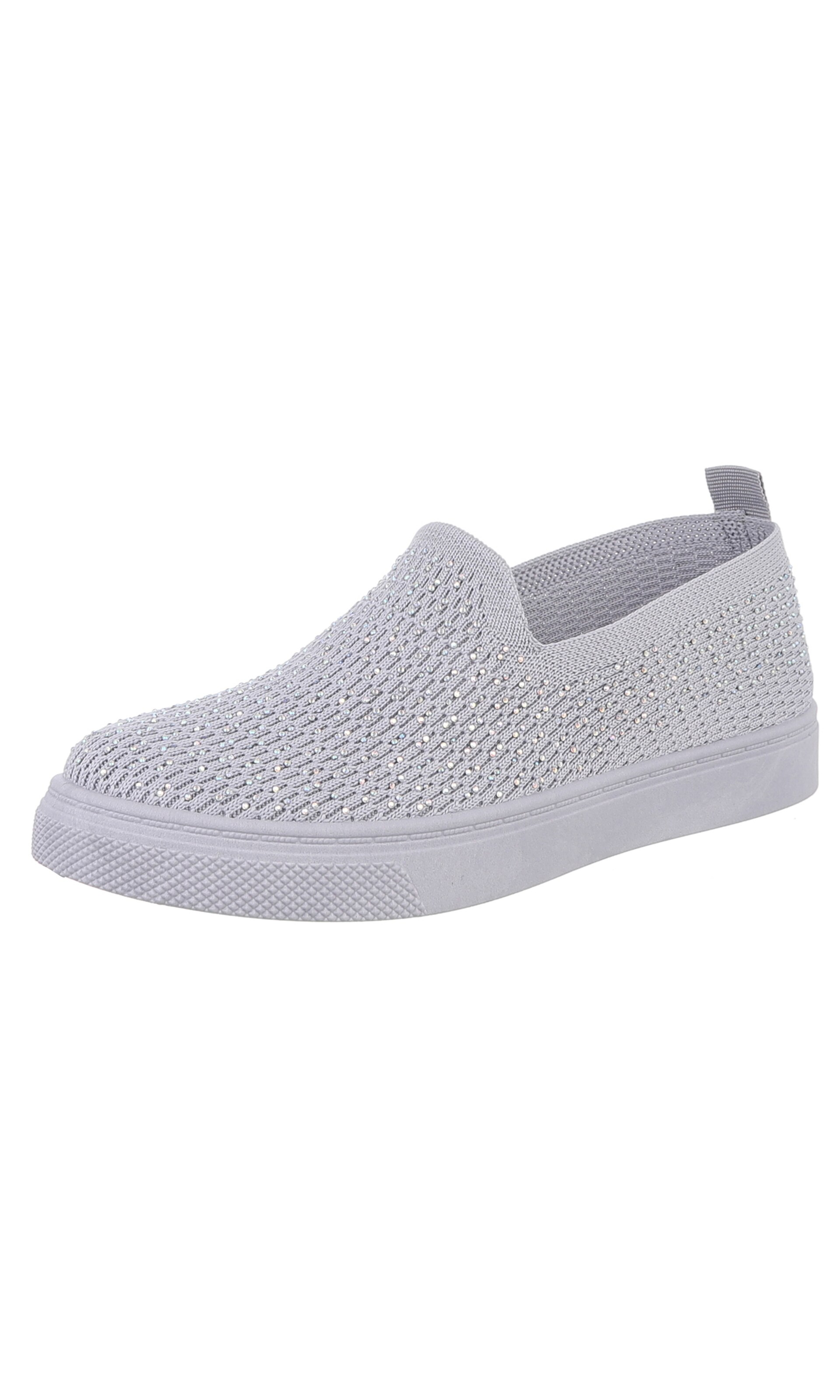 Ital-Design Slip On in Grau: Vorderseite