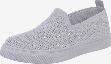 Ital-Design Slip-Ons in Grey: front