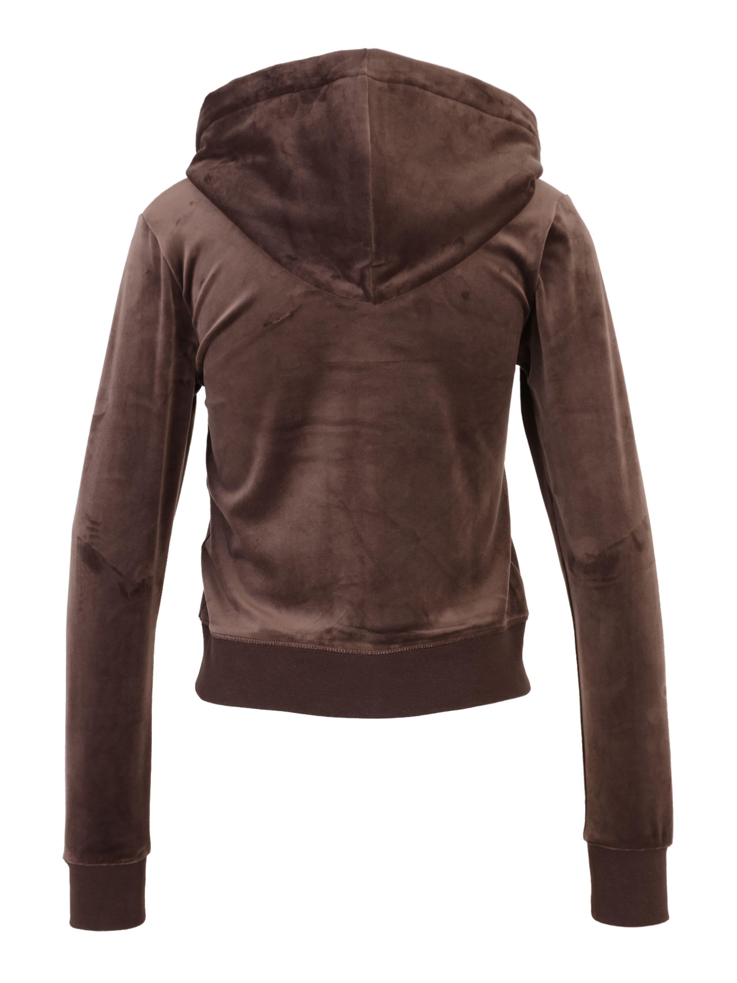 Juicy Couture Petite - Sudadera con cremallera 'ROBERTSON' en marrón
