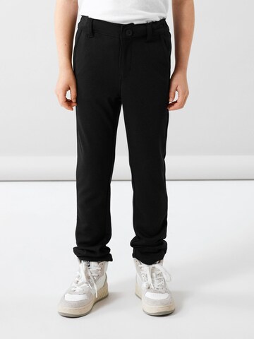 Regular Pantalon 'Silas' NAME IT en noir : devant