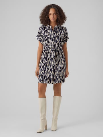 VERO MODA Shirt Dress 'EASY JOY' in Beige