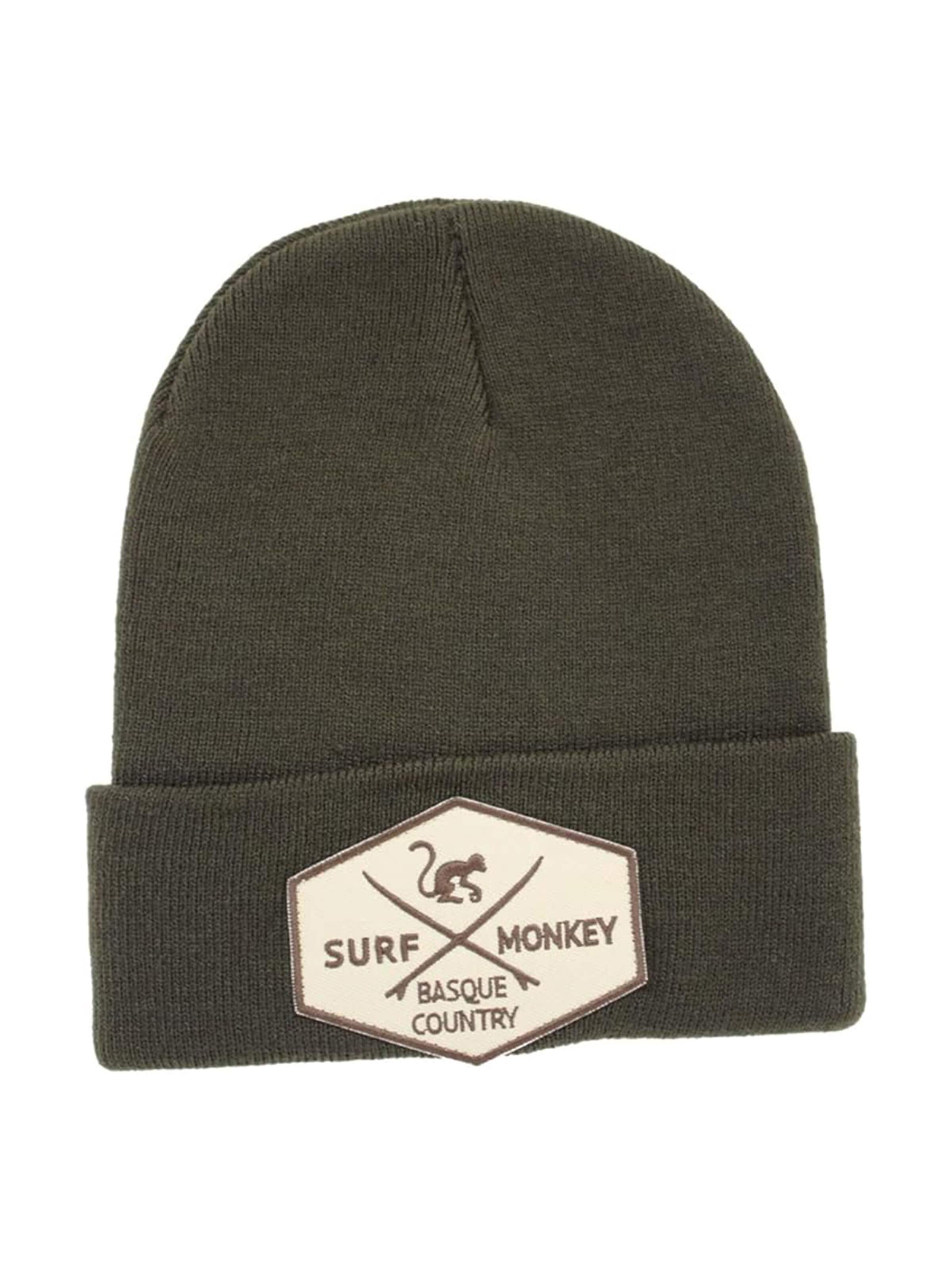 Surf Monkey Czapka w kolorze zielony: przód
