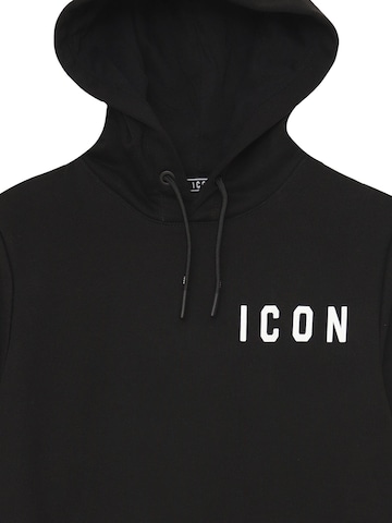 ICON Sweatshirt 'BACK SPLASH' in Schwarz