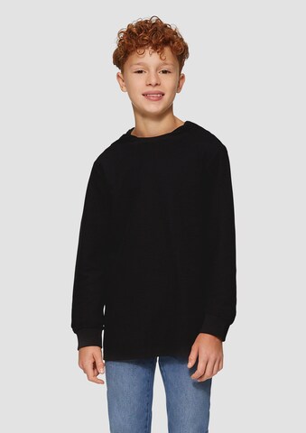 s.Oliver Sweatshirt in Schwarz: Vorderseite