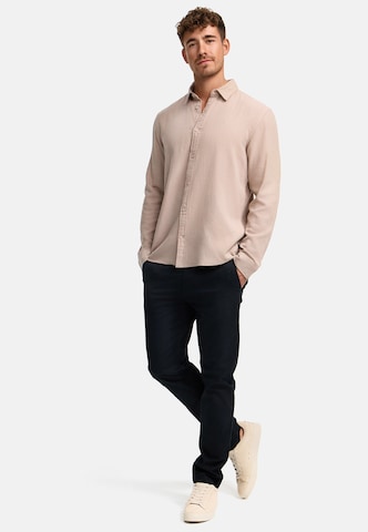 INDICODE JEANS Regular fit Overhemd in Beige