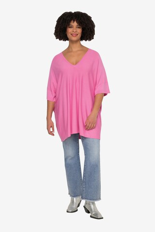 Angel of Style Oversized Sweater in Pink