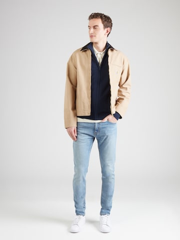 INDICODE JEANS Strickjacke 'Chancellor' in Blau