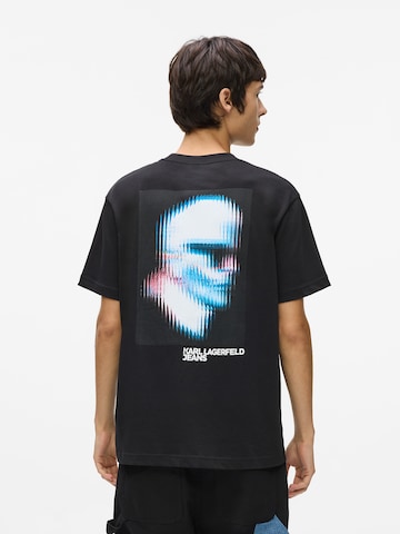 KARL LAGERFELD JEANS T-Shirt in Schwarz: Vorderseite