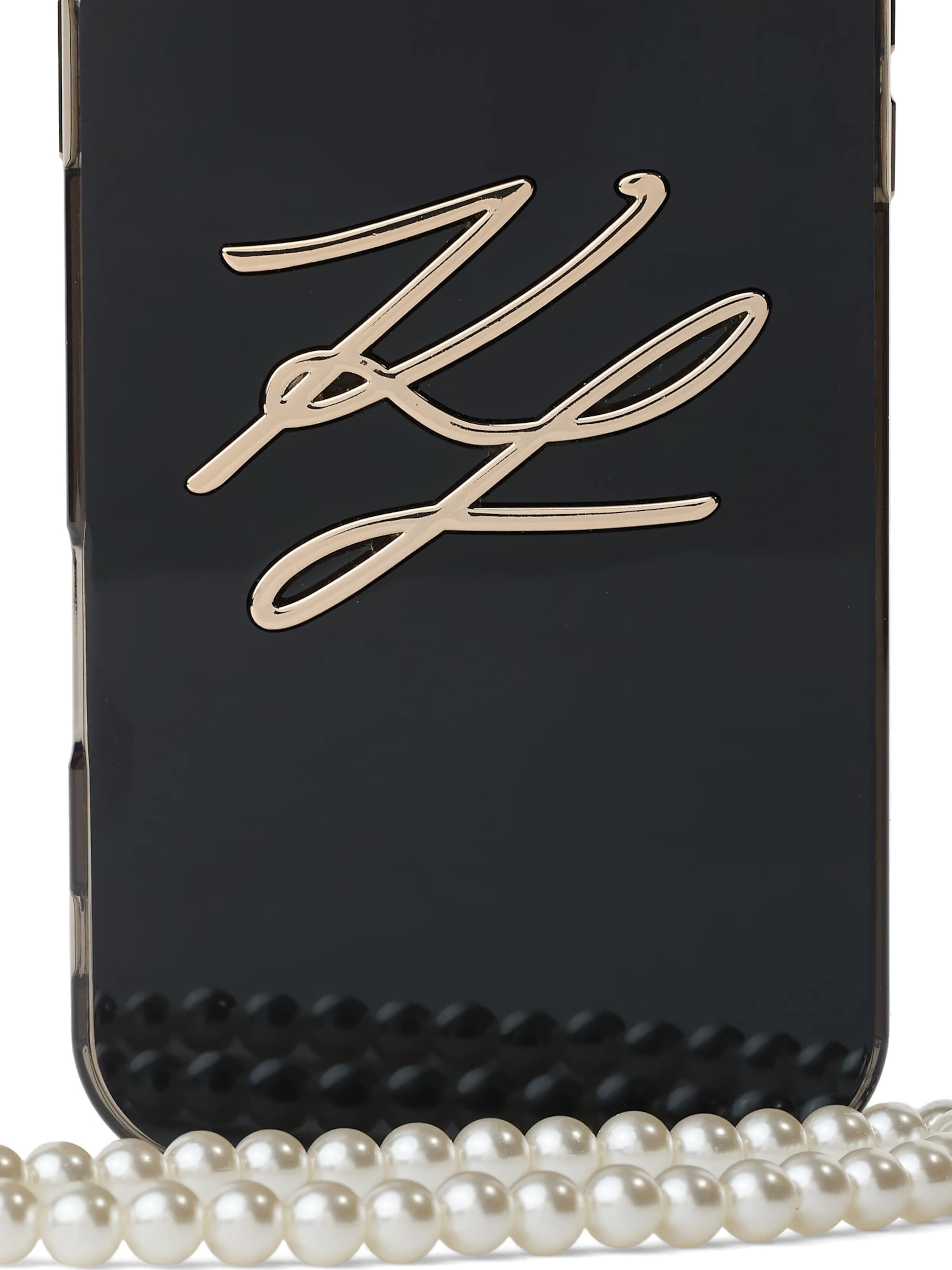 Protection pour smartphone Karl Lagerfeld en noir
