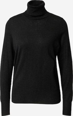 Pull-over QS en noir : devant