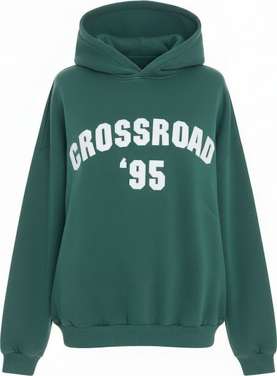 studioselect Sweater majica 'Carmen' u tamno zelena / bijela, Pregled proizvoda