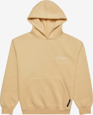 Felpa 'Koi' di Irasuto Studios in beige: frontale