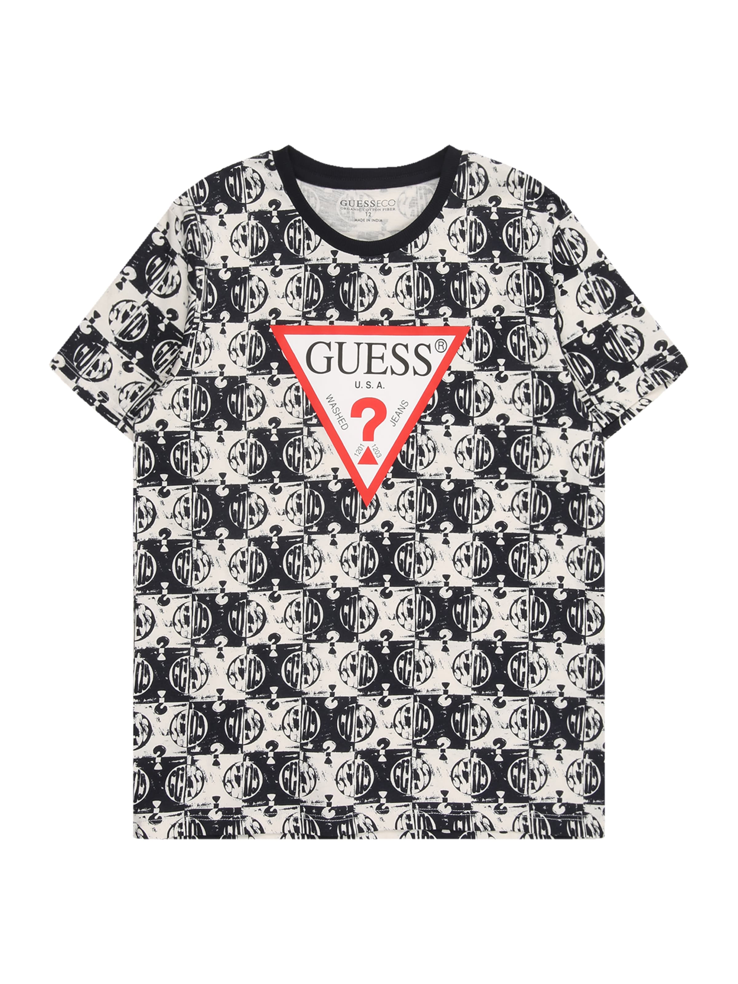 GUESS Tričko - Modrá: predná strana