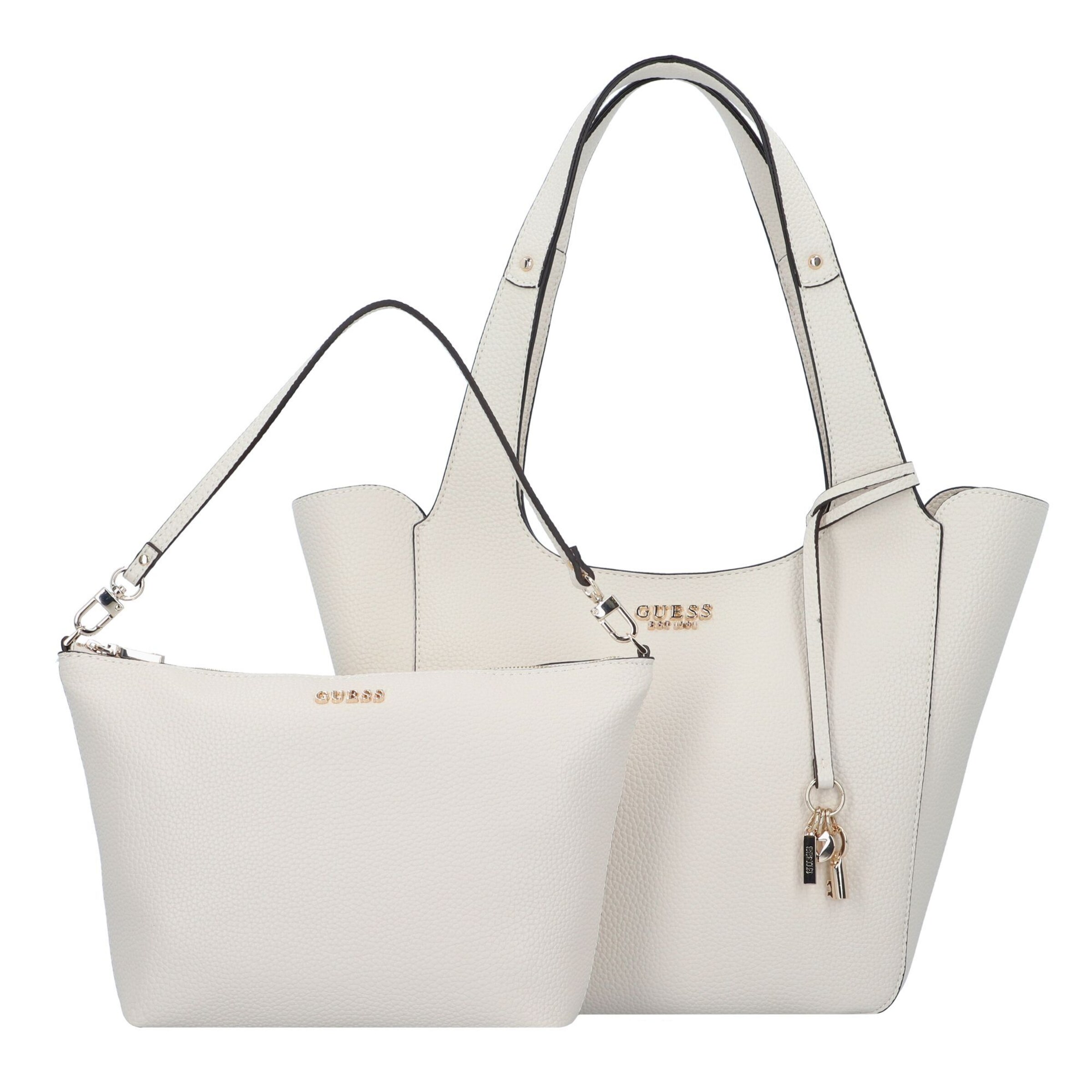 GUESS Shopper táska 'Anadela' - bézs: elől