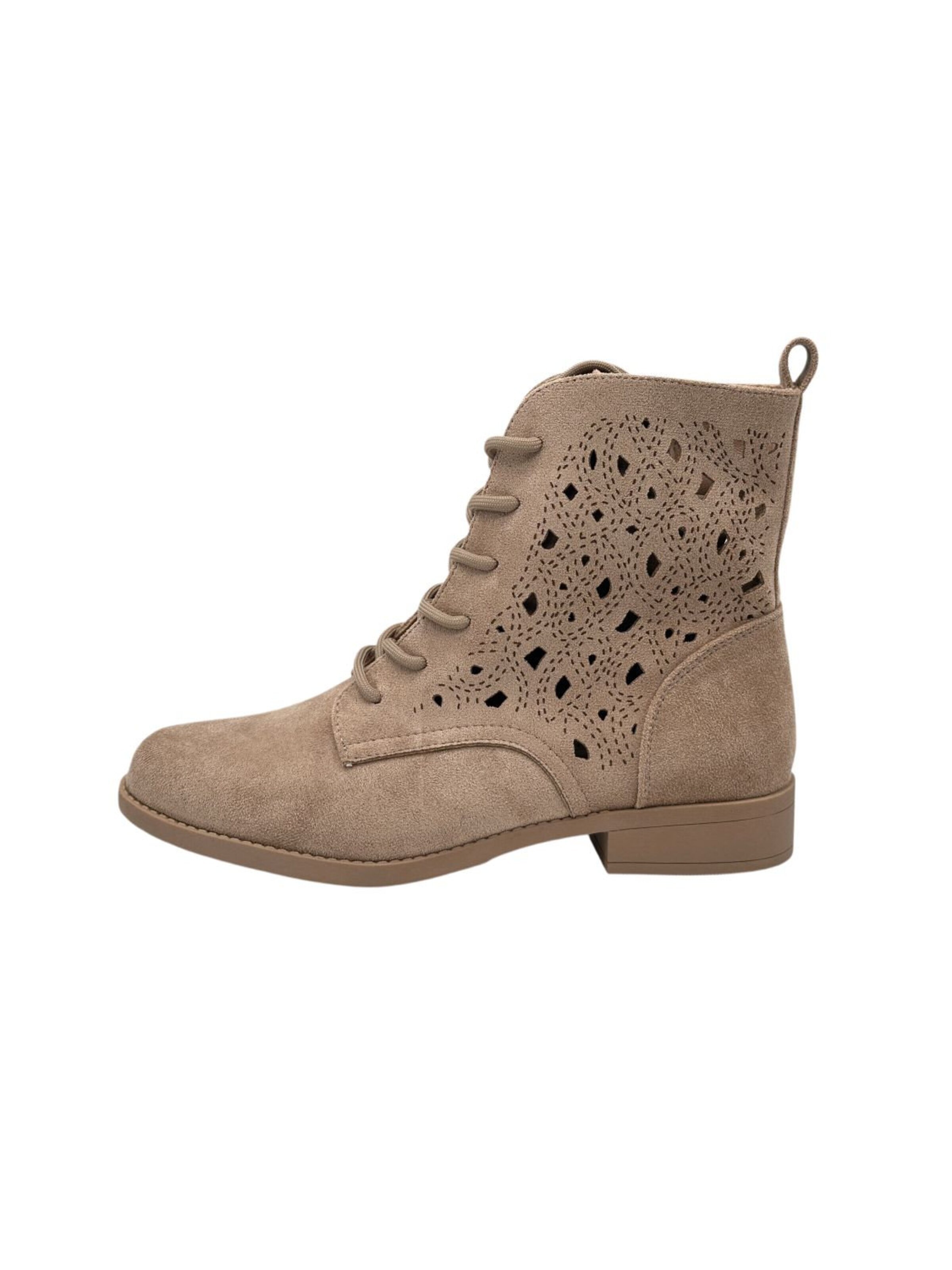 Nowaland Schnürstiefelette‌ in Beige