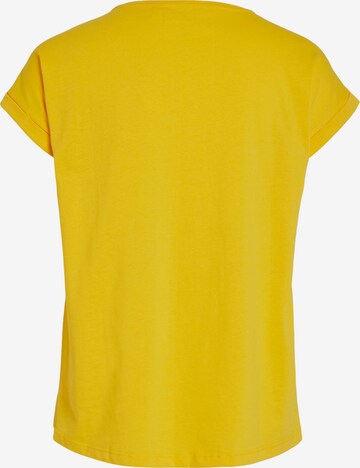 VILA Тениска 'DREAMERS' в жълто