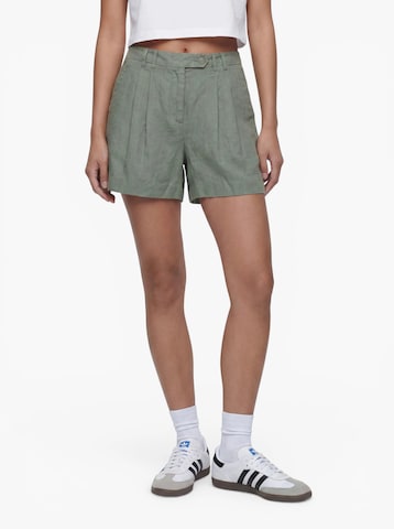VERO MODA Regular Bandplooibroek 'VMLAICA' in Groen: voorkant