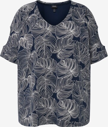 Ulla Popken Shirt in Blauw: voorkant