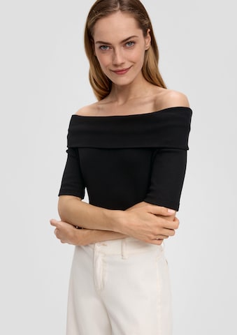 s.Oliver Shirt in Schwarz: Vorderseite