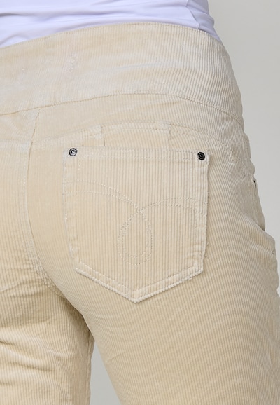 KOROSHI Pantalon en blanc naturel, Vue avec produit