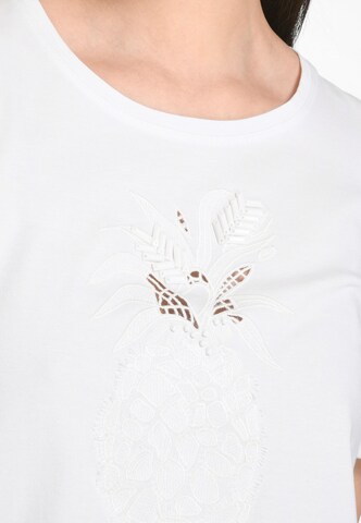 T-shirt Peter Hahn en blanc