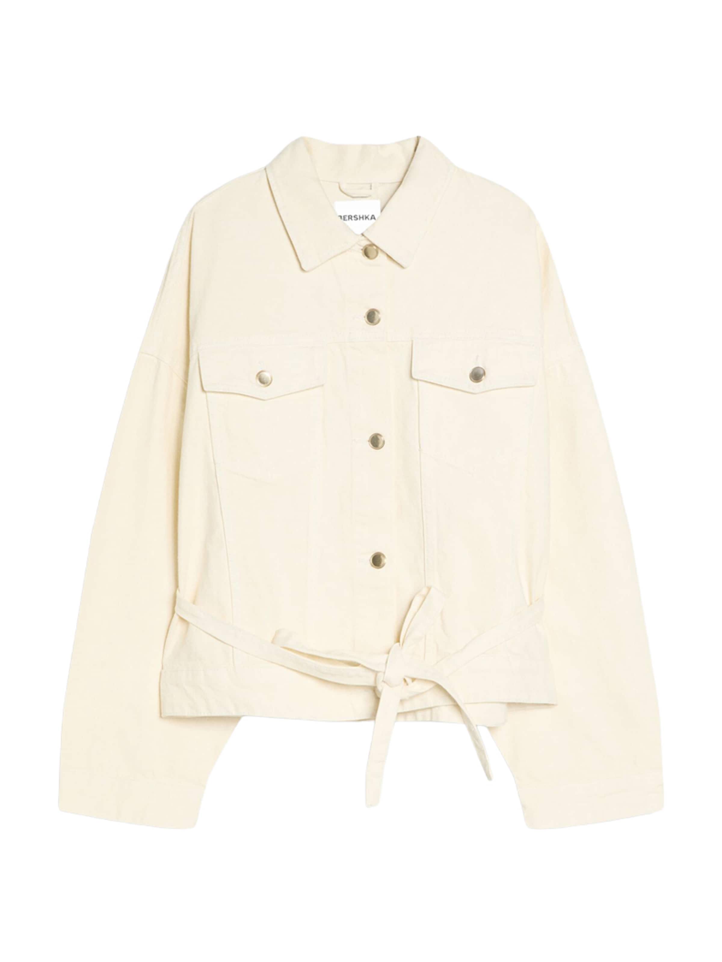 Bershka Between-season jacket in Cream, Item view