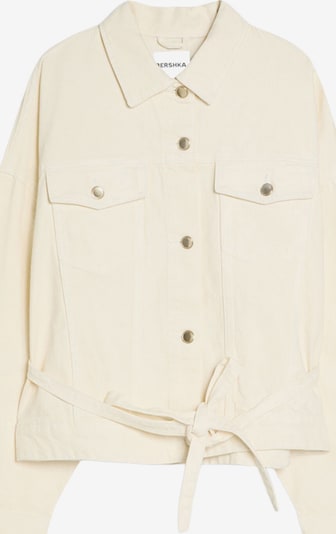 Bershka Välikausitakki värissä kerma, Tuotenäkymä