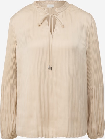 s.Oliver BLACK LABEL Bluse in Beige: predná strana