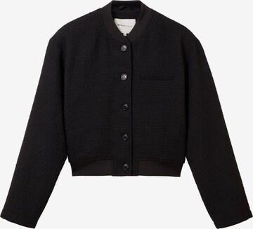 TOM TAILOR DENIM Blazer in Black: front