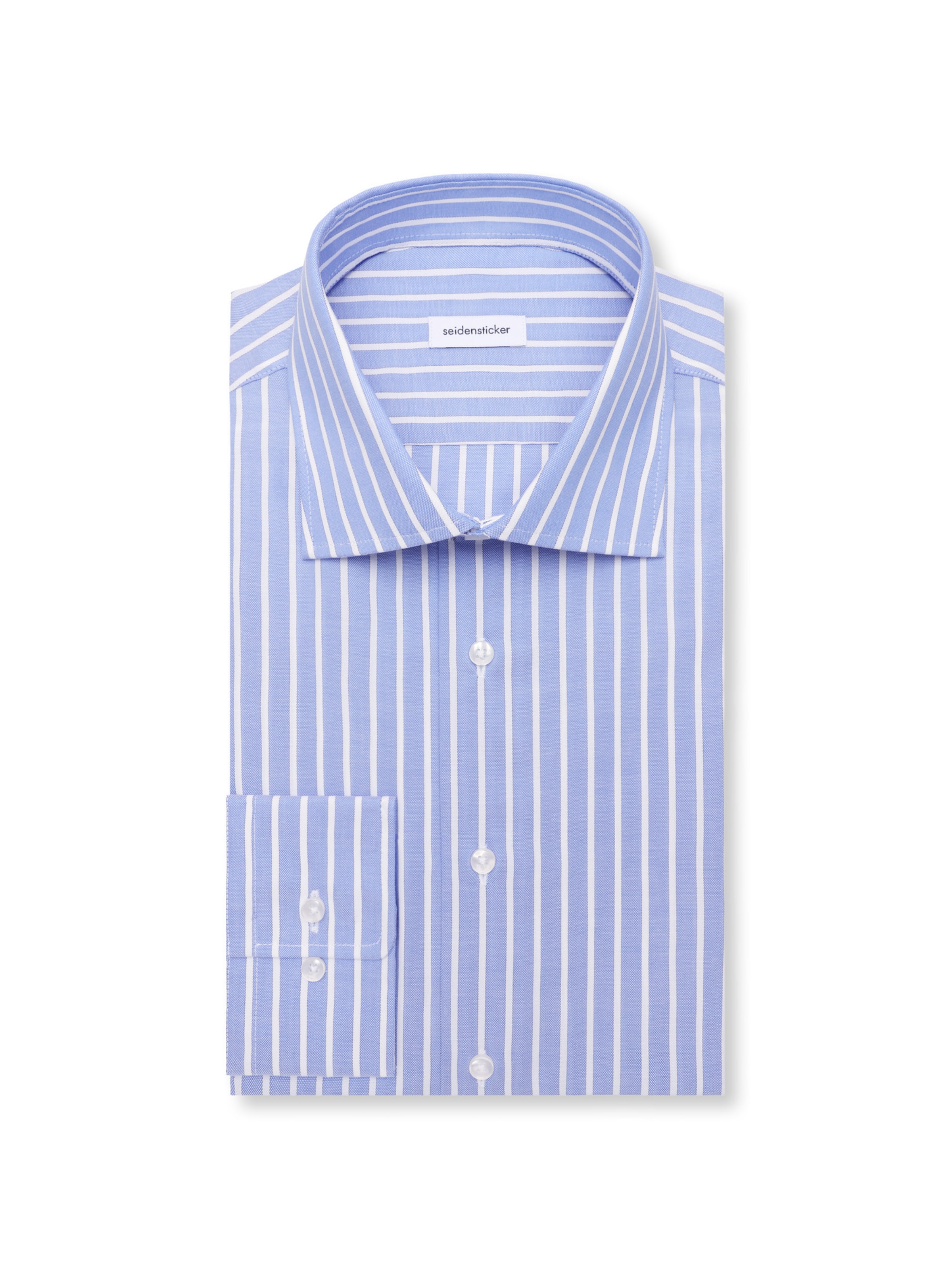 SEIDENSTICKER Slim Fit Hemd in Blau