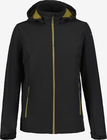 ICEPEAK Outdoorjacke 'Brimfield' in Schwarz: Vorderseite