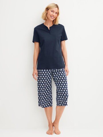 CALIDA Pyjama 'Daylight Dreams'‌‌‌ in Blau