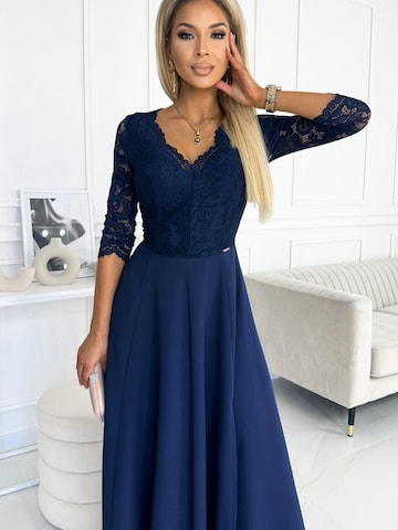 Numoco Evening Dress 'Maxikleid Amber' in Blue