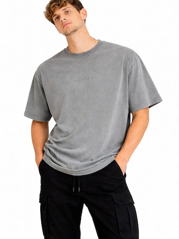 A Question Of (AQO) Shirt 'Ozzy Tee Acid' in Grey: front