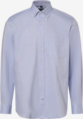 Andrew James Button Up Shirt in Blue: front