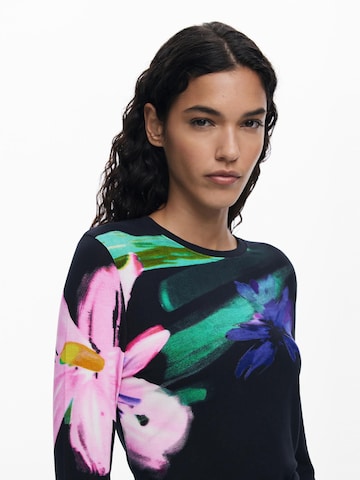 juoda Desigual Marškinėliai