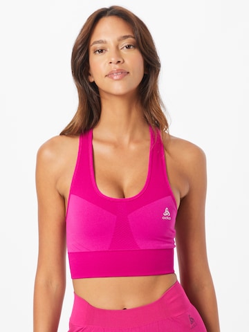 ODLO Bralette Sports bra in Fuchsia, Dark Pink