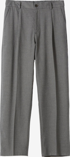 Bershka Pleat-Front Pants in mottled grey, Item view