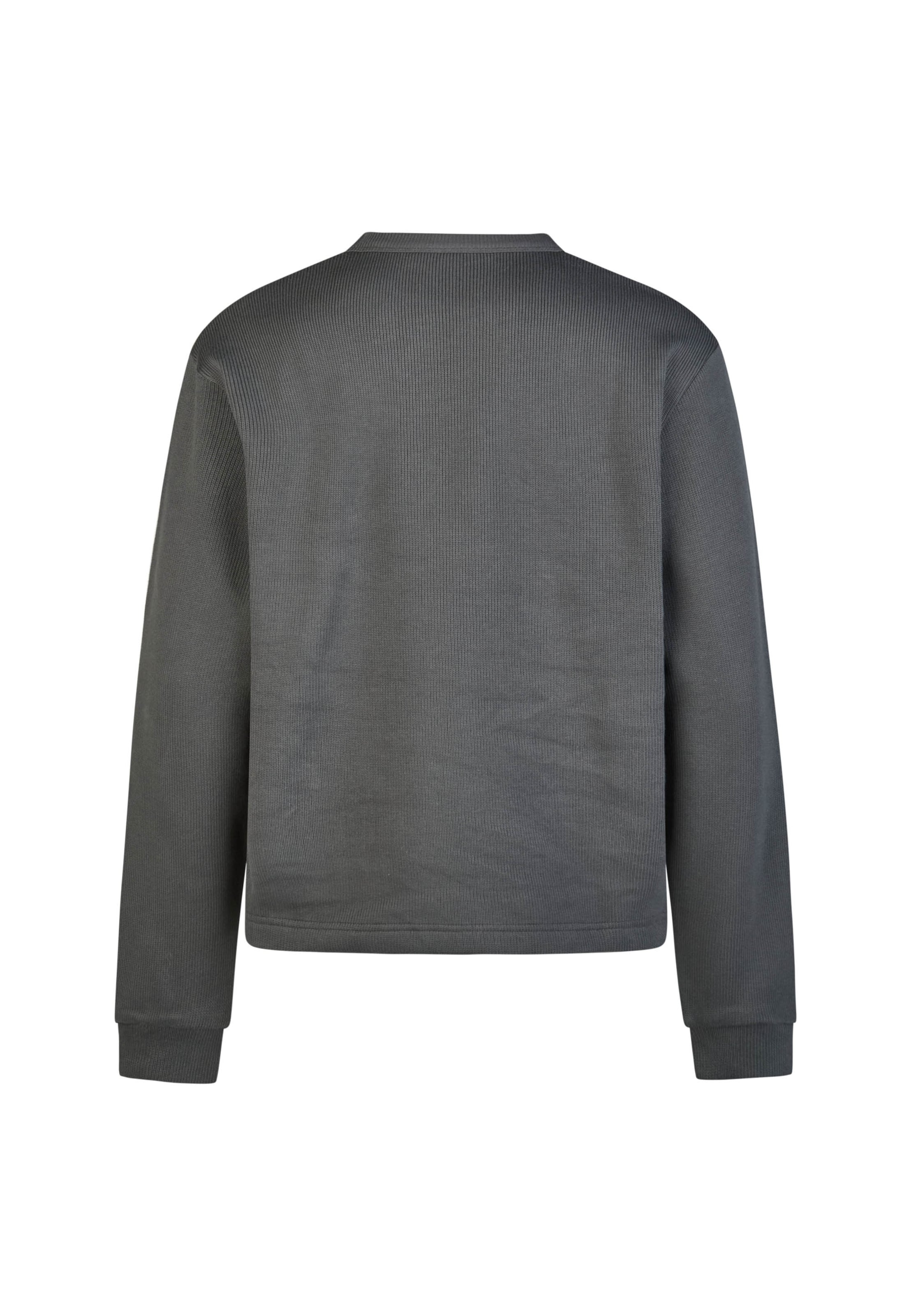 Cleptomanicx Pullover 'Double' in Grau