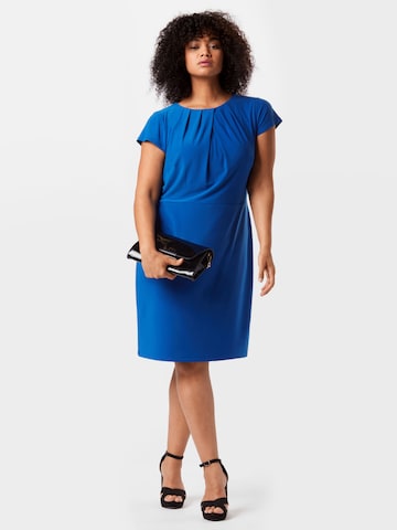 Lauren Ralph Lauren Plus Jurk 'BRENDA' in Blauw