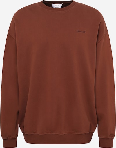 Sinned x ABOUT YOU Sweatshirt 'Ben' in de kleur Donkerbruin, Productweergave