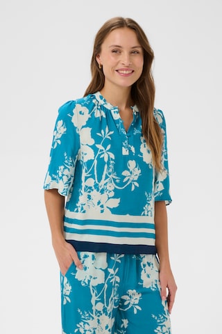 SAINT TROPEZ Bluse 'RashedaSZ' i blå: forside