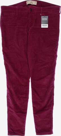 HOLLISTER Pants in L in Red: front