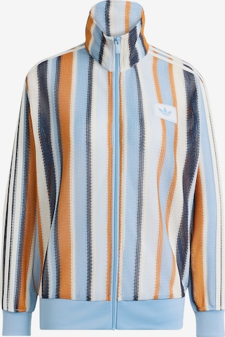 Cardigan 'Firebird' ADIDAS ORIGINALS en bleu : devant