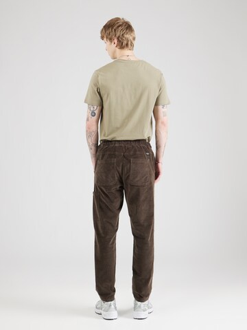BLEND - Slimfit Calças chino em castanho