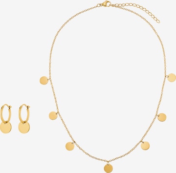 Heideman Jewelry Set 'Kreise' in Gold: front