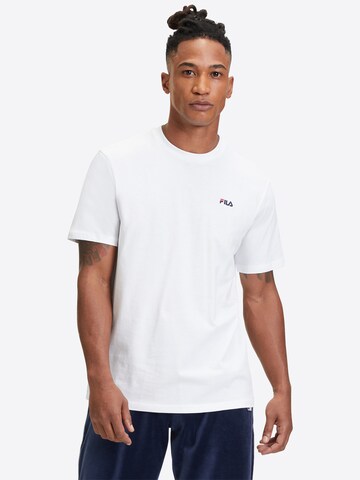 FILA Shirt 'Berloz' in Wit: voorkant