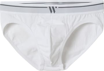 Slip 'Woody Men Basic Underwear - Midi slip - duopack - Wit' Woody en blanc : devant